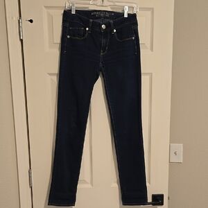 AE Skinny Jeans Med-Dark Wash
